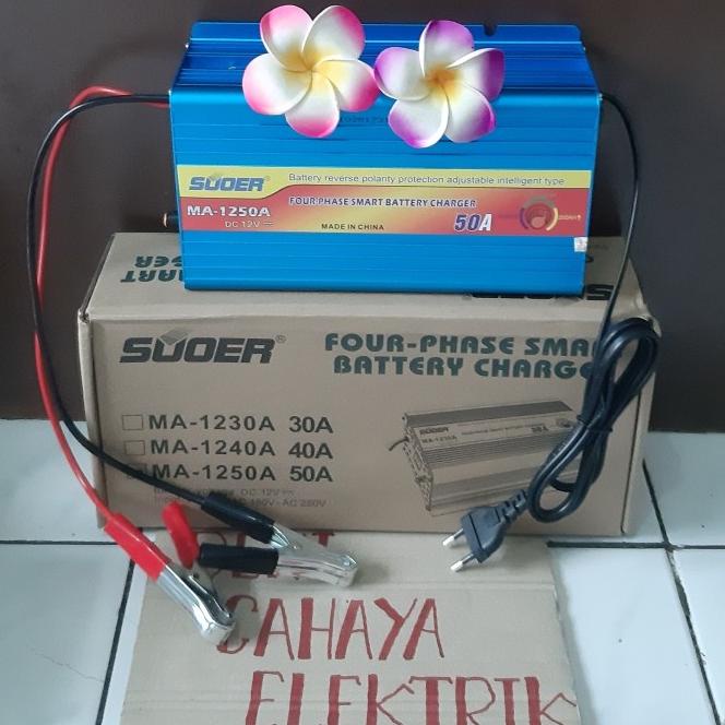 Charger CAS AKI 50A DC 12V SOUER CAS ACCU DC 12V