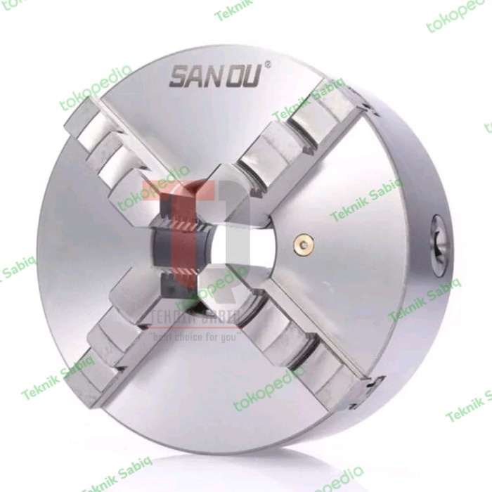 Chuck bubut 10 inch 4 jaw - chuck bubut k12 250 inch - klaw k12 10in