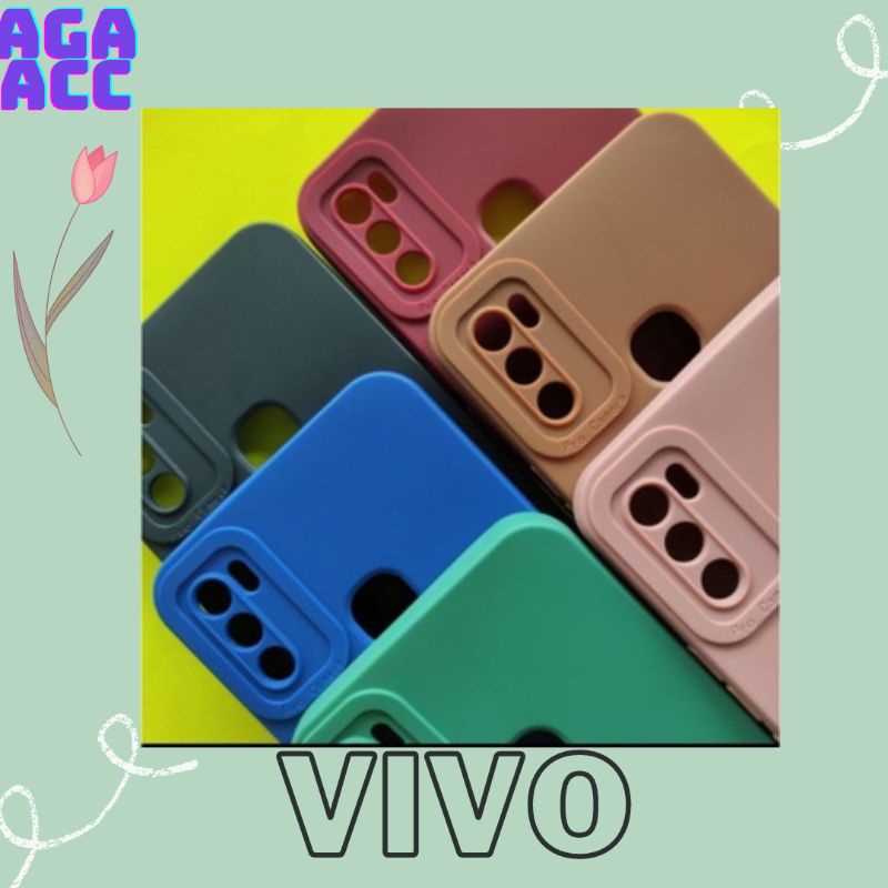 SOFTCASE CANDY MACARON PRO CAMERA VIVO V15  V20  V20SE  V21 5G/4G  V23 5G   V23E 5G   V23E 4G  V25E V25 5G Stok sedikit  V27 5G V27E X70T 5G  X80  T1 5G