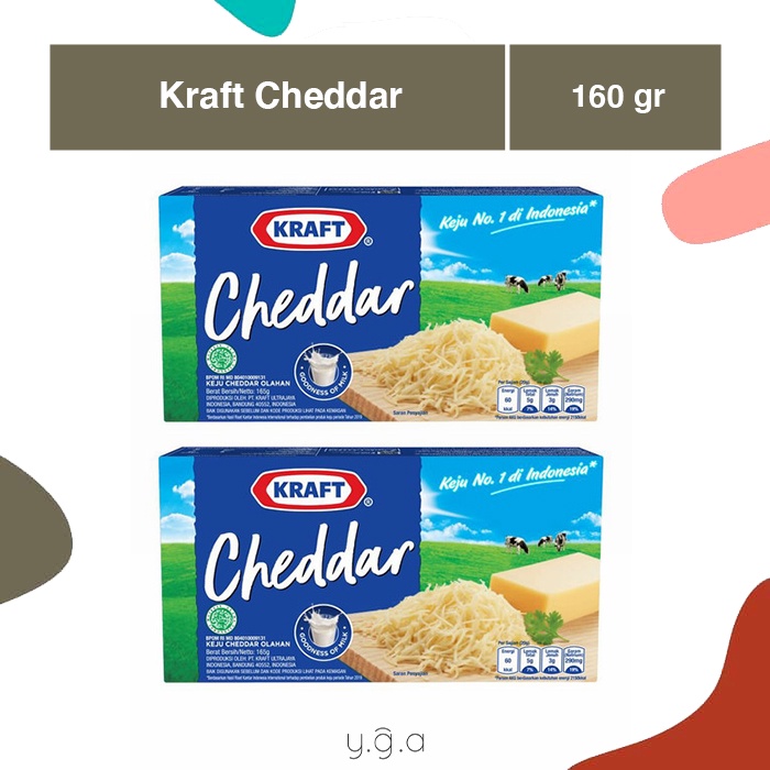 

Keju Kraft Cheddar 150gr