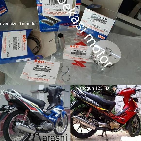 Motor Sparepart Motor pen ring seher PISTON KIT suzuki shogun 125R SP