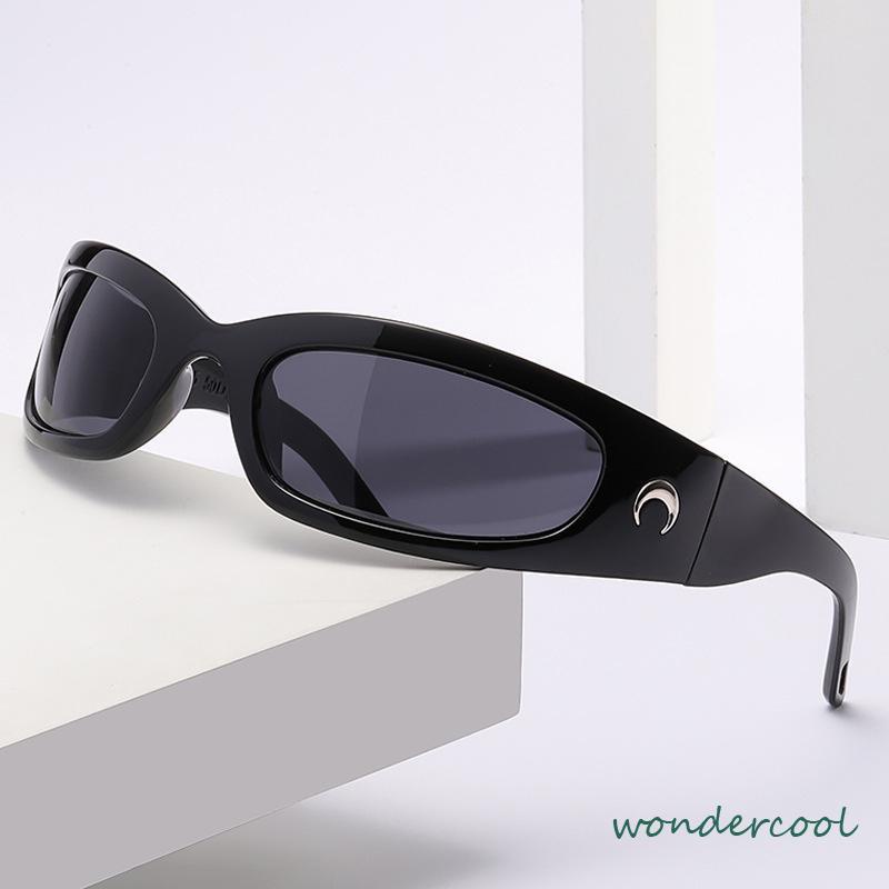Kacamata Sepeda Kacamata Pria Hitam Uv400 Kacamata Motor Kacamata Sport Ourdoor Fashion Sunglasses-Won