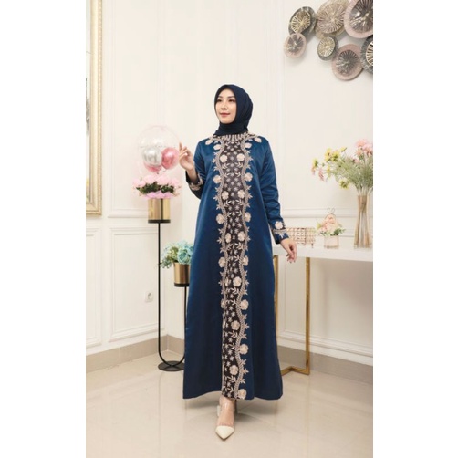 GAMIS SAHARA BORDIR // BAHAN TAVETA BRIDAL PREMIUM // BAJU WISUDA // BAJU PESTA // KEBAYA MODERN // By Pelangi Jaya