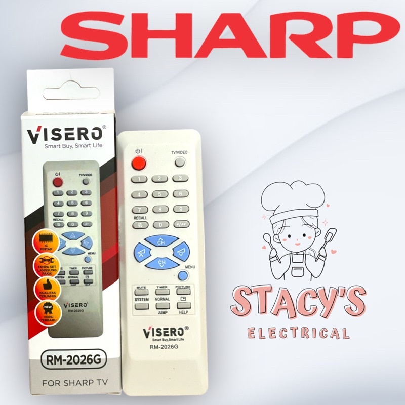 REMOT TV TABUNG SHARP