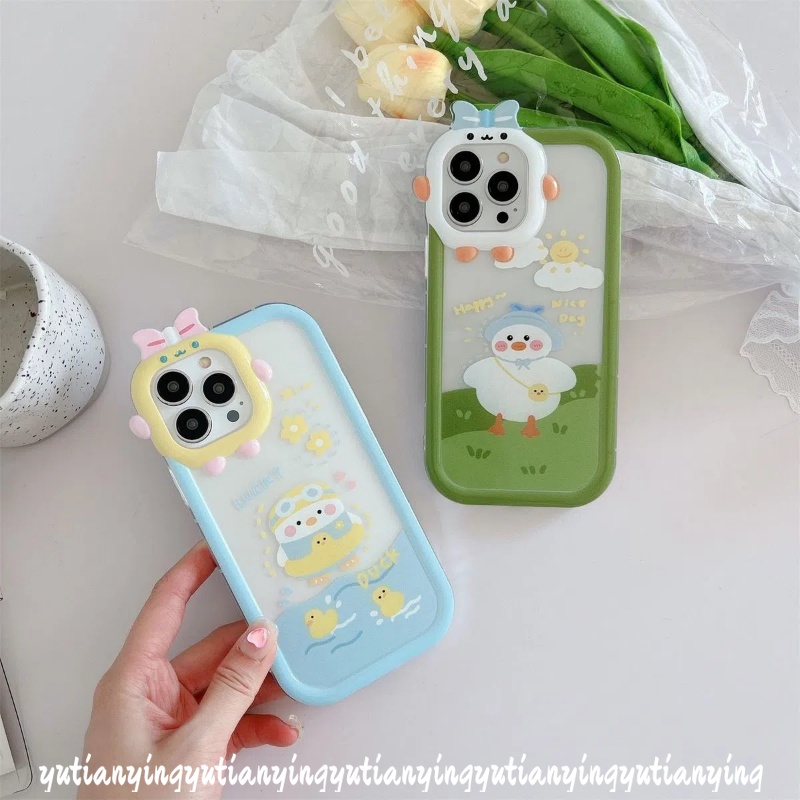 Soft Case Desain Kartun Bebek 3D Untuk Redmi Note 10 11 8 9 11s 11Pro + 10 Pro Max Plus Redmi 10 9T 10A 9A 10C 9C 9C NFC A1 + POCO M3 Pro X3 NFC Mi 11Lite