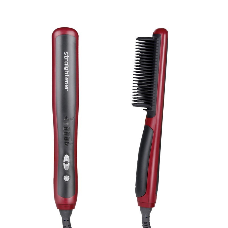 Sisir Pelurus Rambut Elektrik dengan LCD Ion/Sisir Straighthair