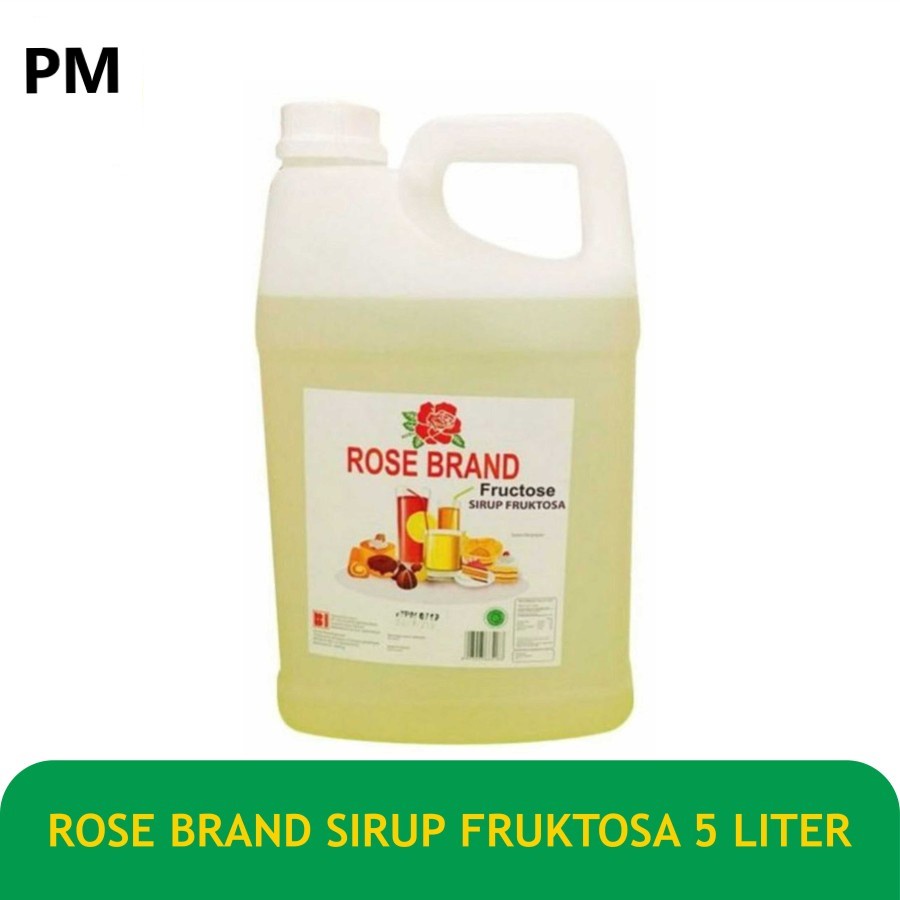 

Fructose Gula Cair Simple Syrup Rose Brand Jerigen 5 kg