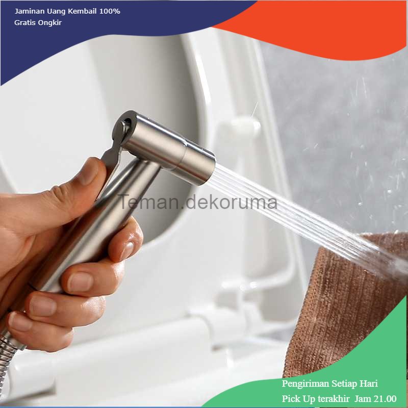 TD - PR MELLRAIN Kepala Shower Kloset Bidet Water Spray 5Set Hose - T103