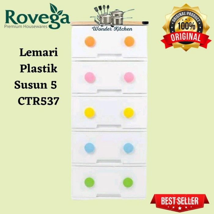 

Filling Cabinet Lemari Plastik 5 Susun Ctr537