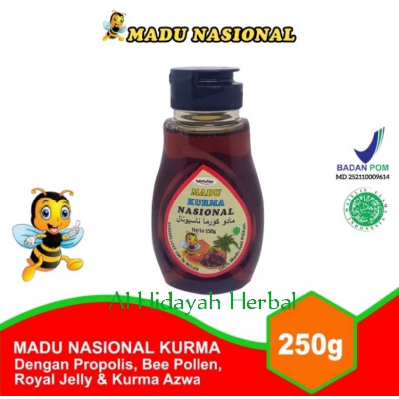 

Madu Nasional Kurma Extra Royal Jelly 250gr (Madu Asli Pilihan)