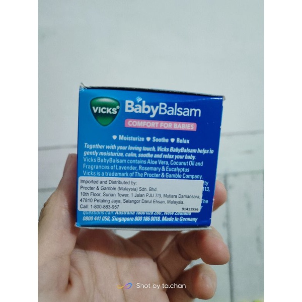 Vicks Baby Balsam 50gr balsem bayi batuk pilek bapil