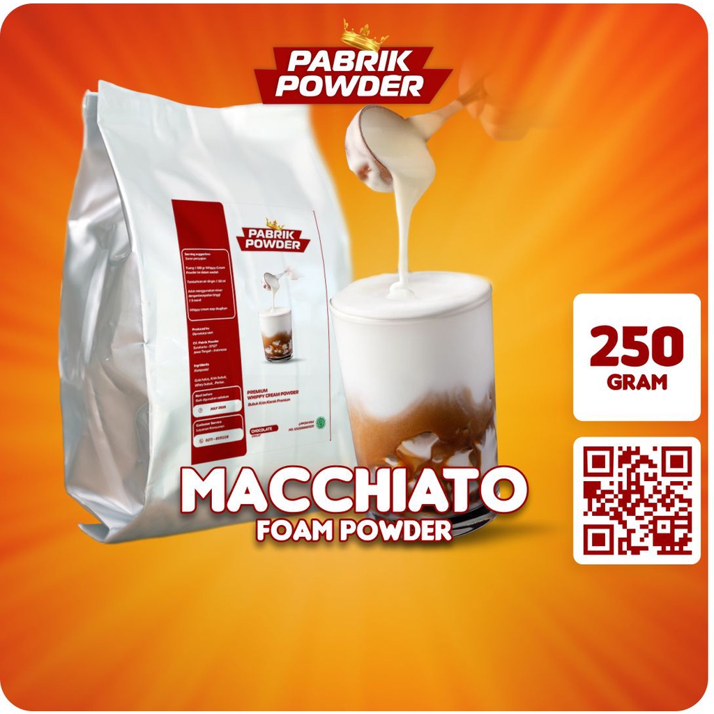 Macchiato Foam Powder - Bubuk Maciato instan 250 gram