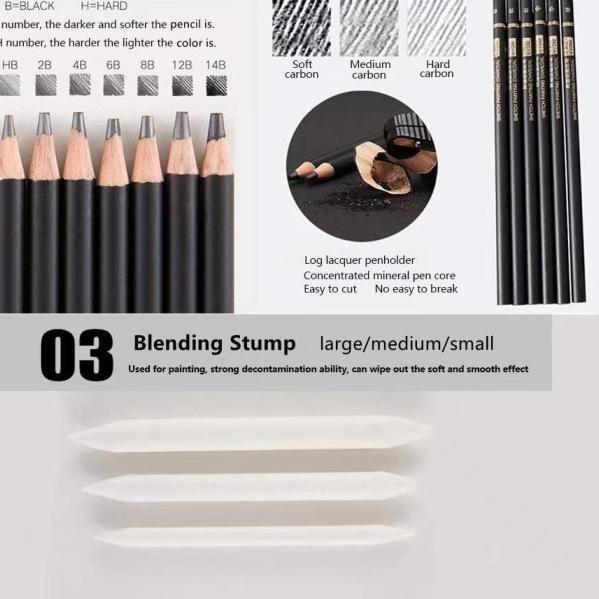 

NYONI Sketch Drawing Pencil Set 29 / Pensil Lukis Sketsa Set Lengkap