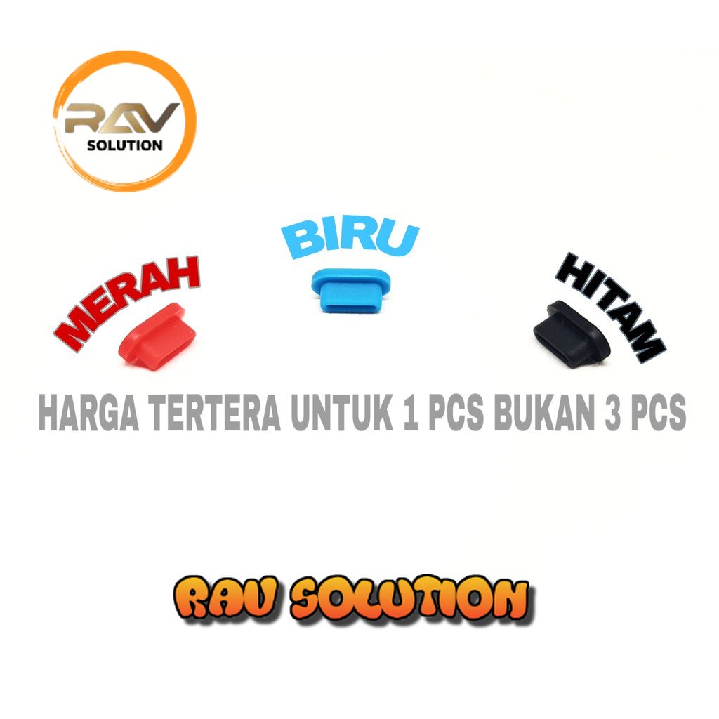 SKU-1033 PENUTUP PORT ANTI DEBU TYPE C / DUST PLUG LAPTOP HP TYPE-C