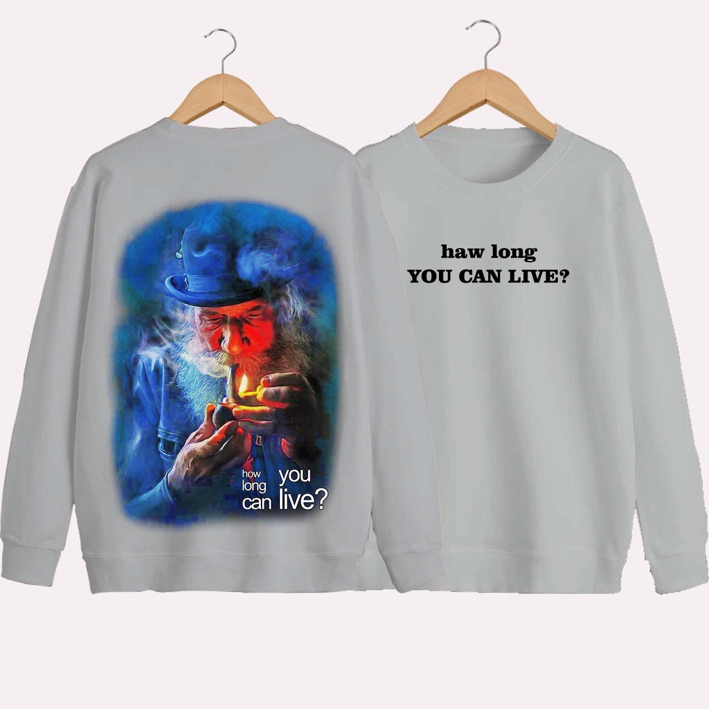 SWEATER UNISEX DB YOU LIVE PRIA DAN WANITA SWEATER JUMBO