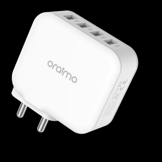 Oraimo Charger Original 4 USB Port Smart Safe Fast Charging OCW-E81F