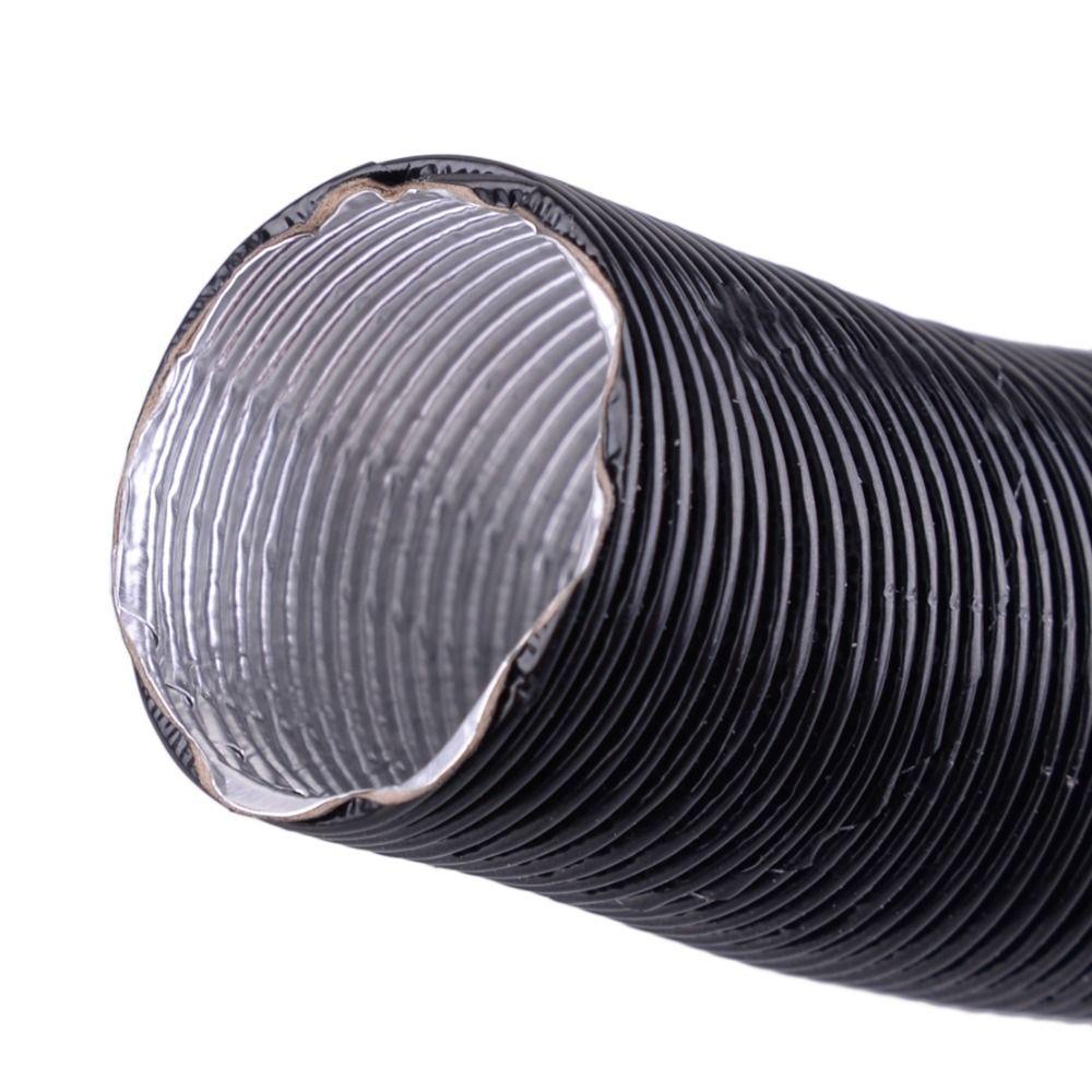 Lanfy Pemanas Udara Mobil Ducting Pipa Pembakaran Udara Intake Outlet Exhaust Warm Air Ducting Heater Aksesoris Outlet Exhaust Duct Auto Heater Stretch Corrugated Hose