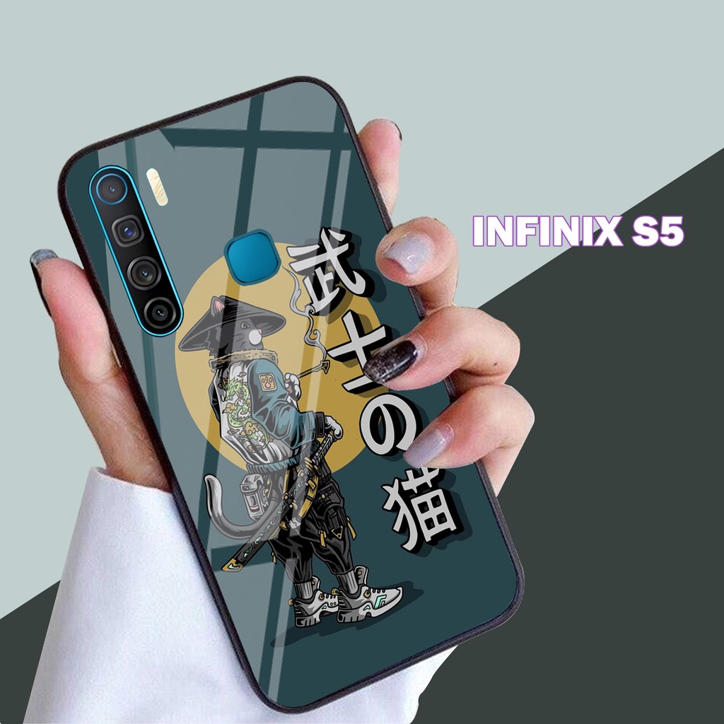 Softcase Glass INFINIX S5 - casing Terbaru handphone - INFINIX S5 - pelindung handphone - INFINIX S5