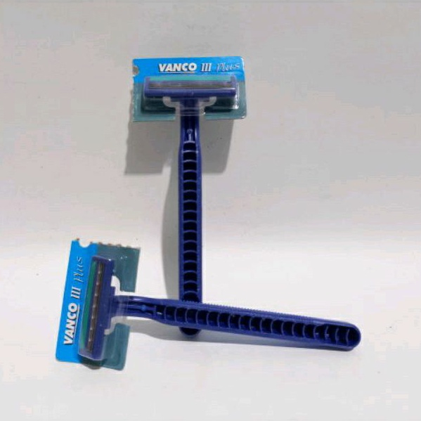 Alat Cukur Jenggot 3 Mata Pisau Tajam - Pencukur Kumis Jenggot Brewok