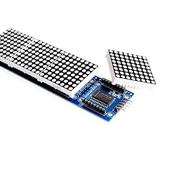 4in1 LED Dot Matrix Running Text Modul - Merah