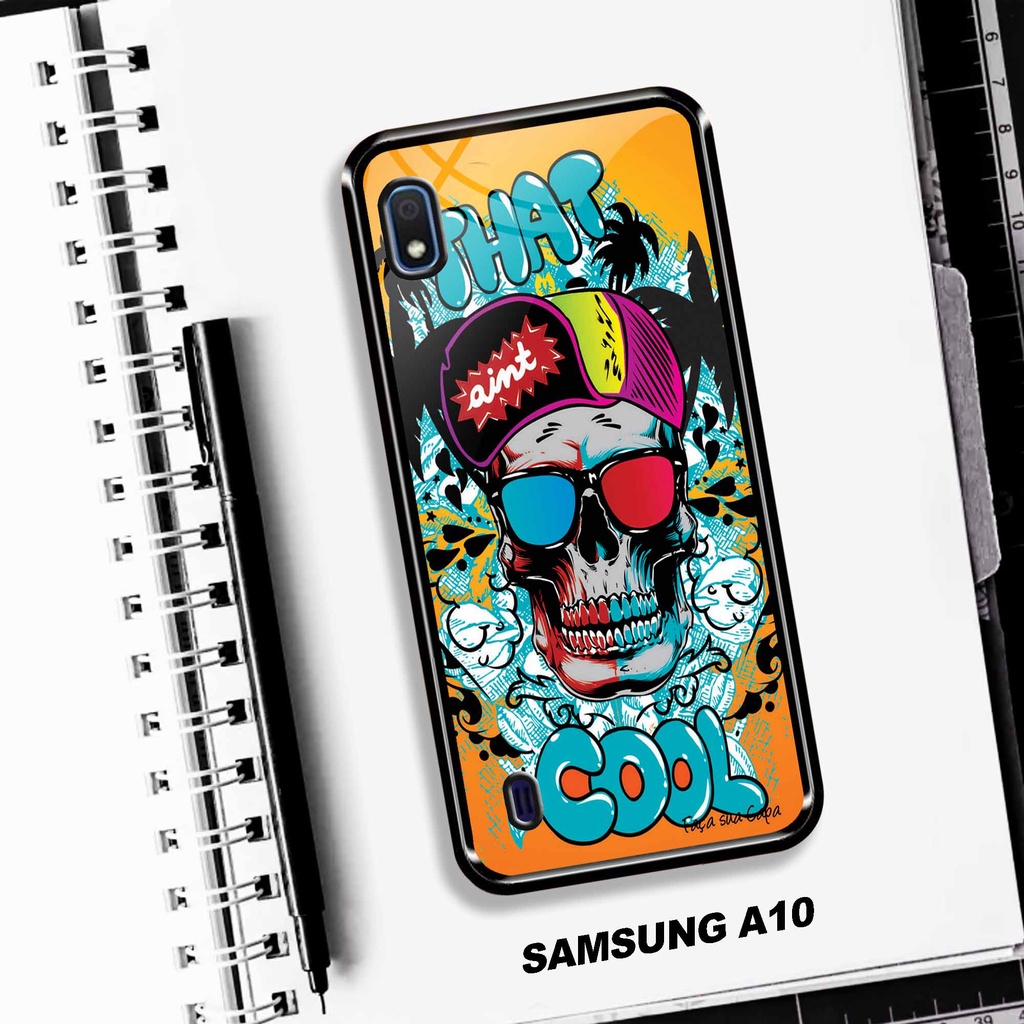 Case Samsung A10 - Case Kaca Samsung A10 - MOTIF MANCASE- [ UC-23 ] - Case Samsung A10 TERBARU - Cas