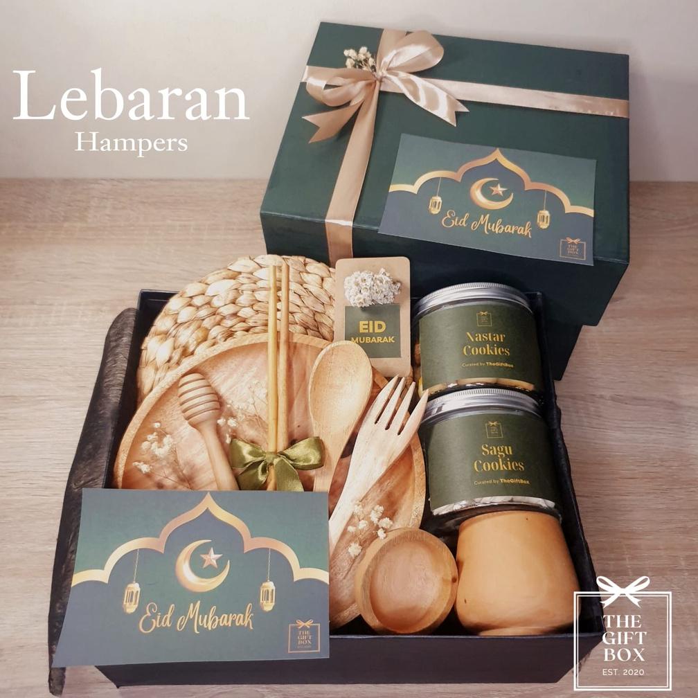 

LEBARAN HAMPERS | NASTAR SAGU CHOCO ALMOND COOKIES | BLACK EMERALD GREEN HARDBOX