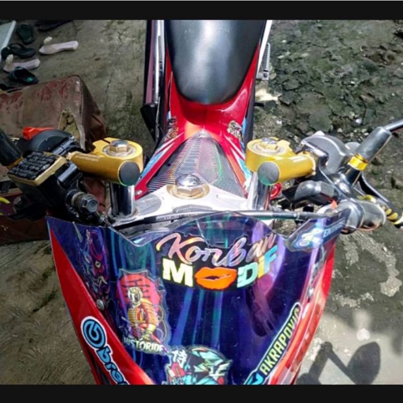 STANG JEPIT DRAT 15 DERAJAT UNIVERSAL RX KING VIXION NEW NINJA 150 NINJA R DAN RR SCORPIO