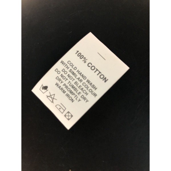 

Care label washing cotton polyester label washing care washtag cotton polyester - 600 pcs