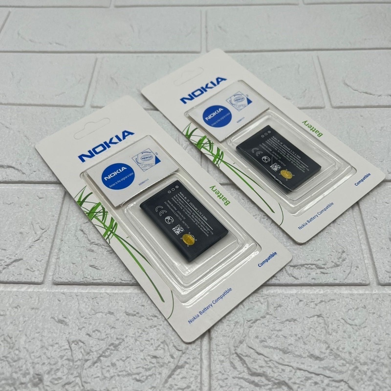 grosir smoll baterai ori nokia bl4c bl5c pack panjang kualitas double ic BL-4C BL-5C