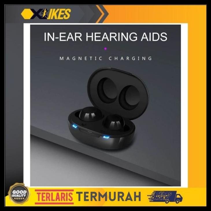 A-39 Premium Hearing Aid - Alat Bantu Dengar Headset - Recharge Kode 1221