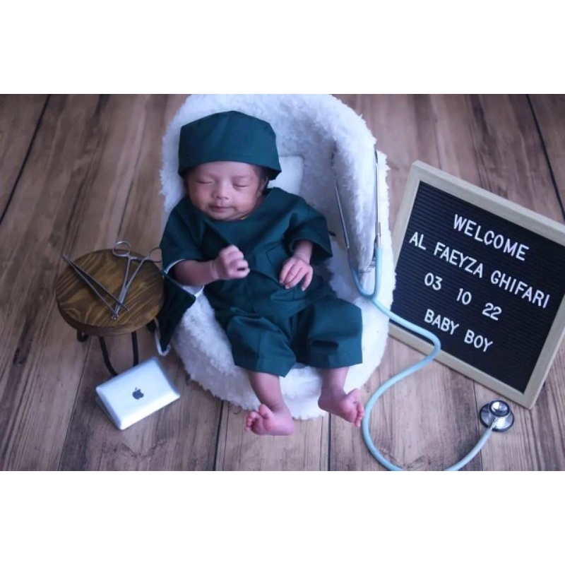 BAJU OK NEWBORN / BAJU DOKTER BAYI