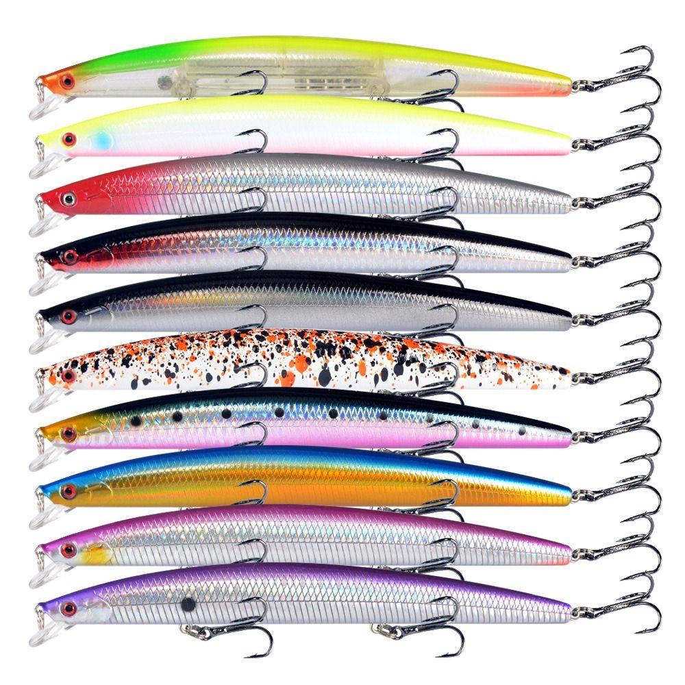 Preva Umpan Ikan Kecil Apung 24g 18cm Tackle Striped bass Minnow Lures