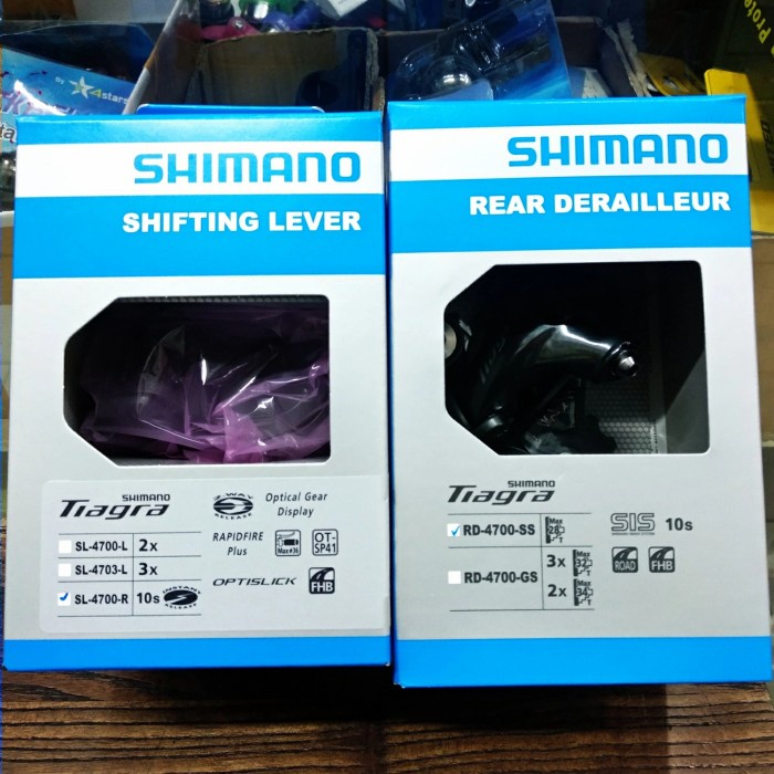 Paket Rd short dan Shifter kanan Shimano Tiagra 10 Speed not zee saint