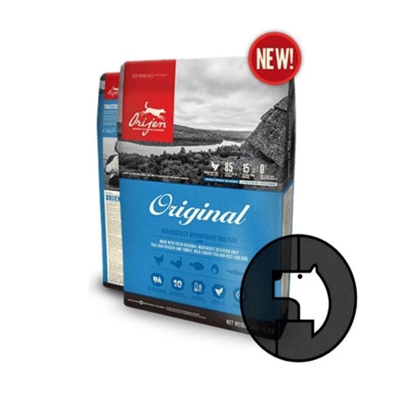 orijen 6 kg dog original grain free premium food makanan anjing
