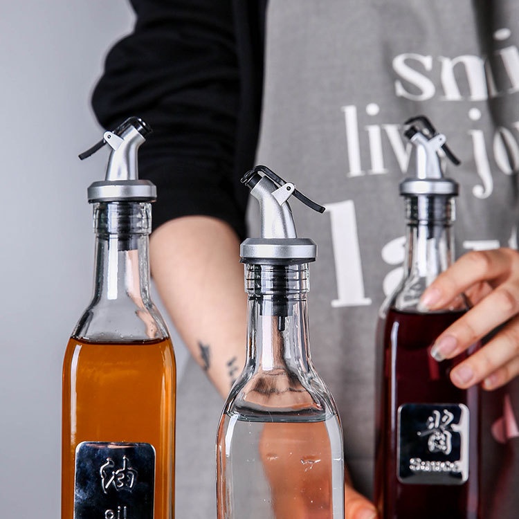 AVVET Tutup Botol Multifungsi Wine Kecap Madu Sirup Minyak Wine Spirit Liquor Bahan Rubber &amp; Stainless Steel Flow Bottle Pourer