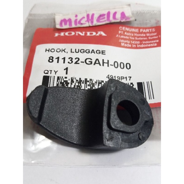gantungan barang cantolan barang Honda,beat fi,Scoopy ,Vario ,spacy all matic originil