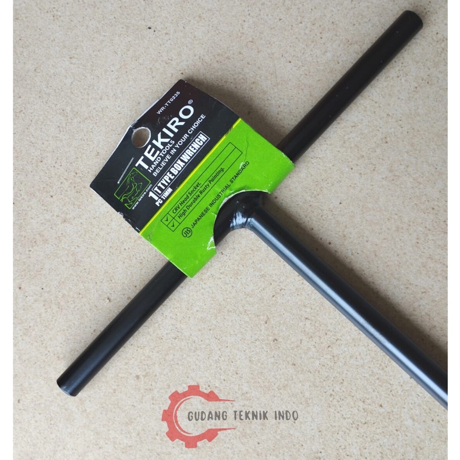 KUNCI SHOCK T HITAM TEKIRO / T-TYPE BOX WRENCH TEKIRO