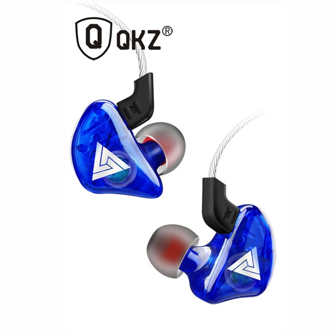 QKZ Earphone HiFi Dengan Mic - QKZ-CK5 - Blue - KZSK25BL