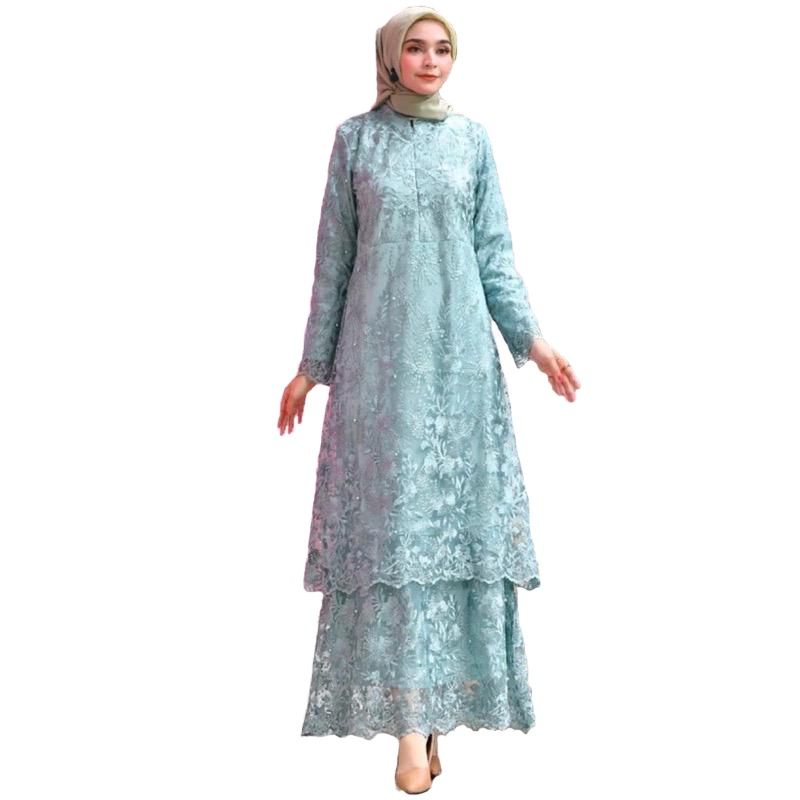 GAMIS MALAYSIA BUSUI TINGKAT / GAMIS TILE SUSUN FULL BRUKAT TILE / GAMIS PESTA / GAMIS TERBARU / GAM
