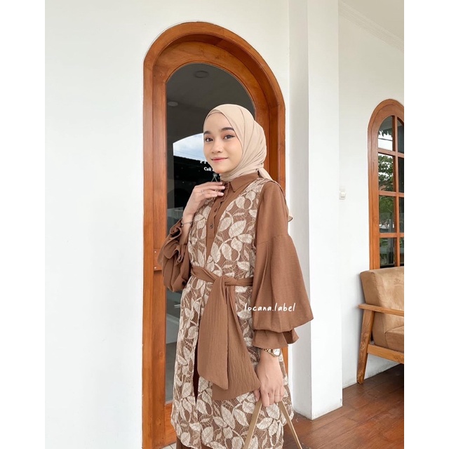 LOCANA LABEL / QUINZY SET DRESS ORI LOCANA LABEL