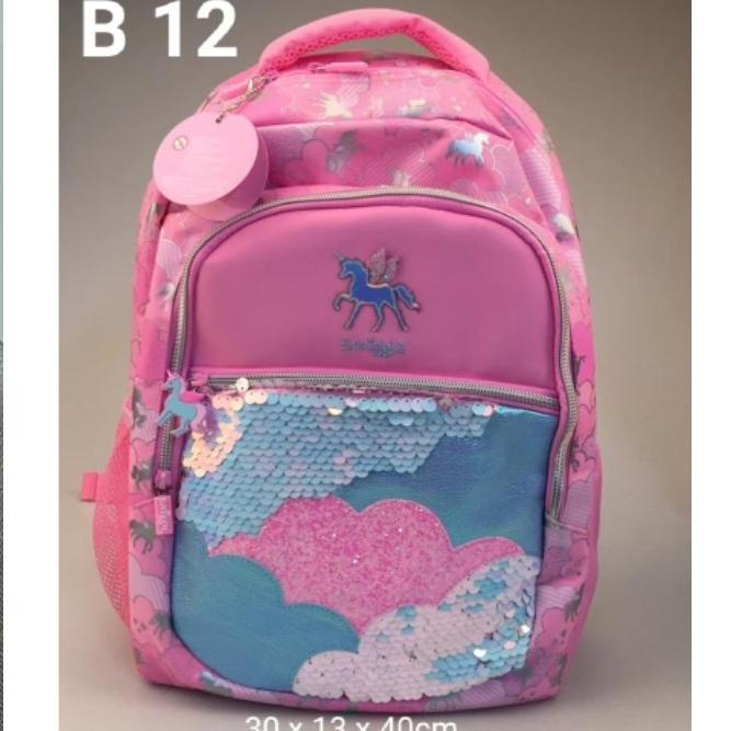 TAS SMIGGLE BKN ORI RANSEL SEKOLAH ANAK SD SMP CEWEK COWOK UNICORN