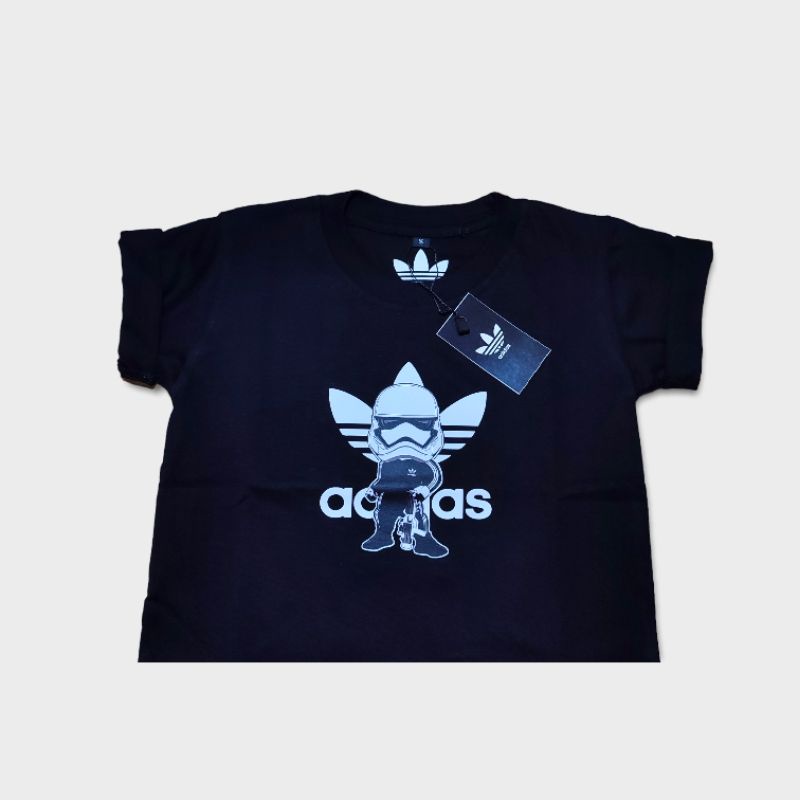 kaos anak anak baju anak adidas star war$ katun combed 24s super soft handfield .