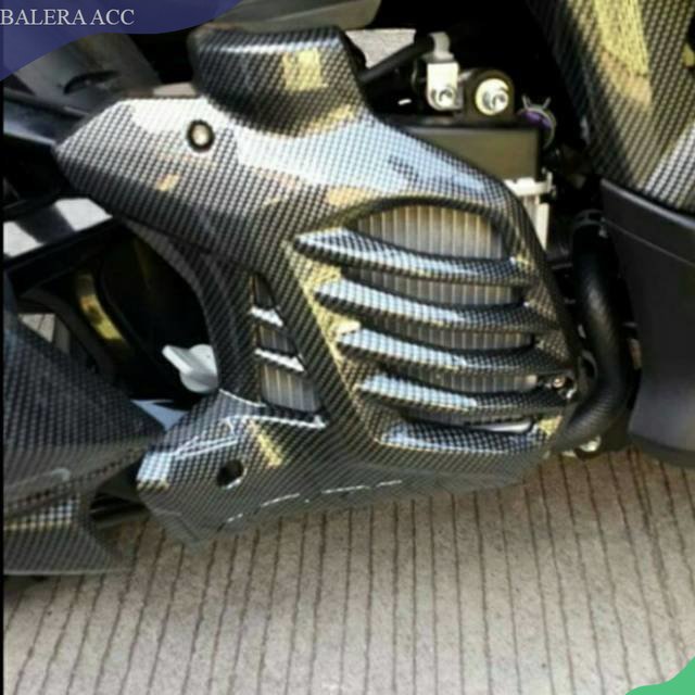 Cover radiator carbon yamaha aerox 155