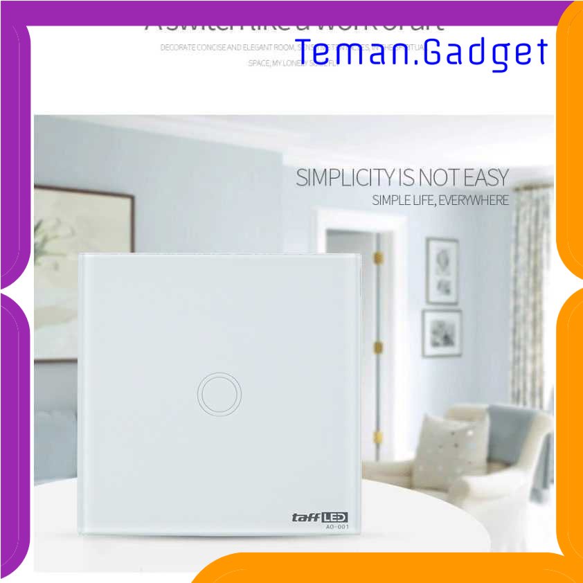 TG-LMP TaffLED Saklar Lampu Luxury Touch LED Light Panel - AO-001