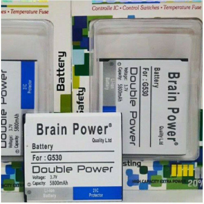 Batu Baterai hp samsung j2 prime j3 j310 J5 a2 core G530 5800 MAH