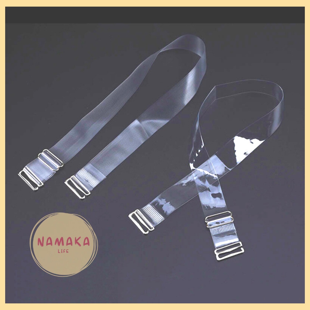 [NL] SILIKON DRESS 1.5 CM LEBAR BRA TALI BH BENING TRANSPARAN STRAPLESS SILICON STRAP TRANSPARENT TA