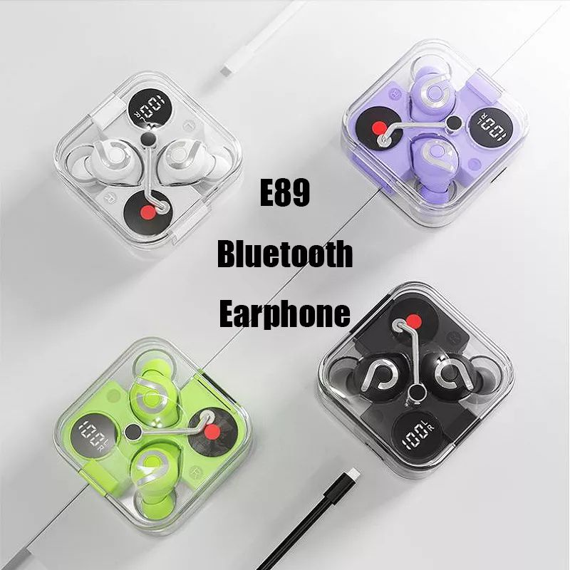 SLAM TWS E89 Earphone Earbuds Transparant Dual Mode Gaming Music