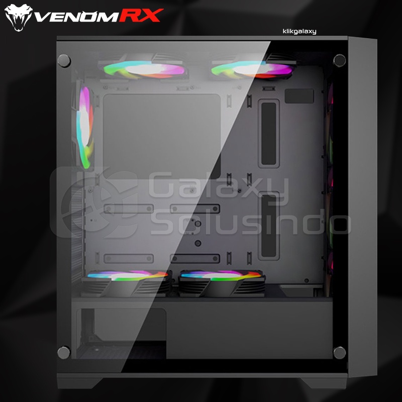 VenomRX AEGON Tempered Glass Gaming Case