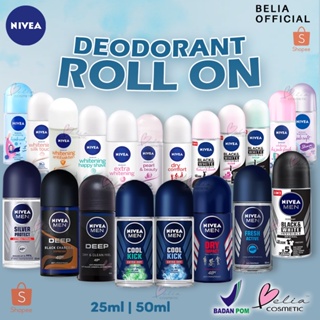 Image of ❤ BELIA ❤ NIVEA Deodorant Roll On | 25 | 50 | Men | Women | Whitening Pearl Beauty Silk Touch Hijab deodoran