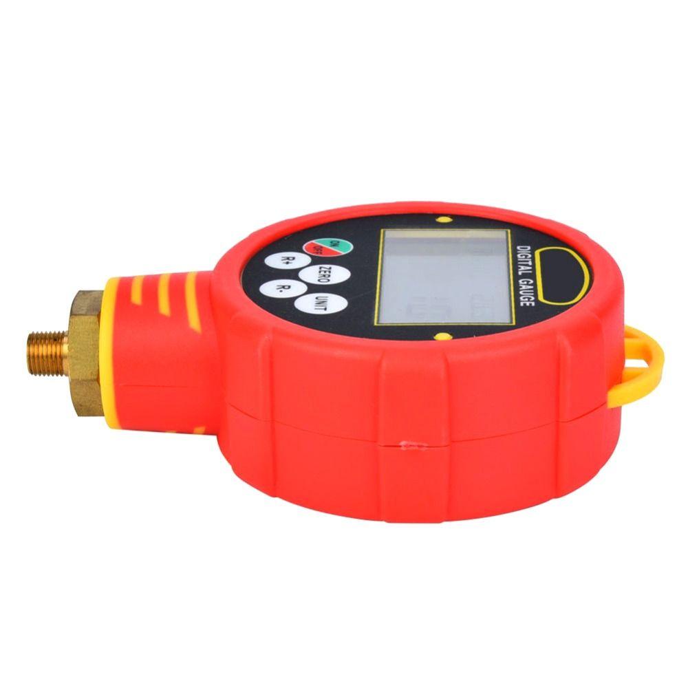 Top Low/High Digital Manifold Gauge Elektronik 100Bar/10Mpa Vacuum Meter Pendingin Pressure Tester